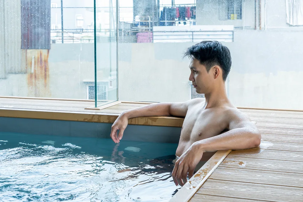 KOI pool and plunge recovery
